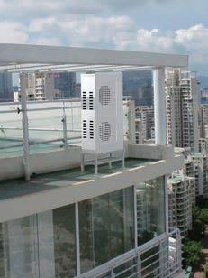 Antena PROSE camuflada como aire acondicionado